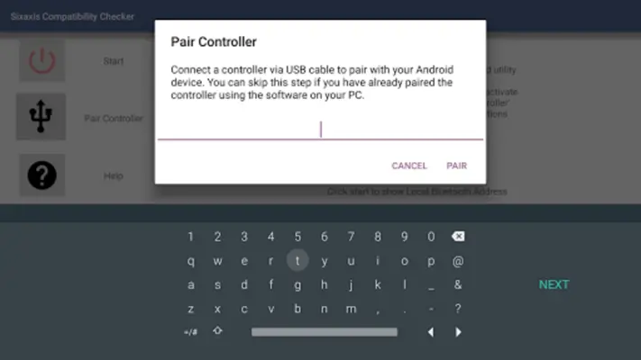 Sixaxis Compatibility Checker android App screenshot 0